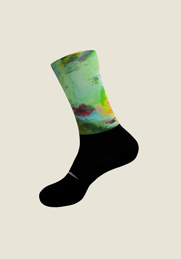 Calcetines running y trail running Unisex , Negro/Gris Color 3